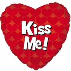 [22438910] 9" Kiss Me Hearts 2 pcs