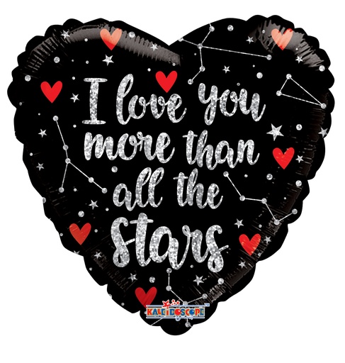 [160403] 18" Love More Than The Stars Holographic