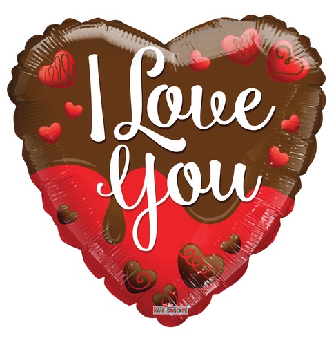 [152013] 18" Hearts & Chocolate Love