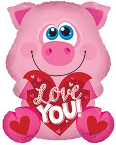 [43409410] 25" Love Pig
