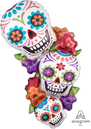 [3815201] 38" Stacking Sugar Skulls