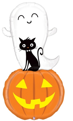 [25016p] 60" Special Delivery Cat & Ghost