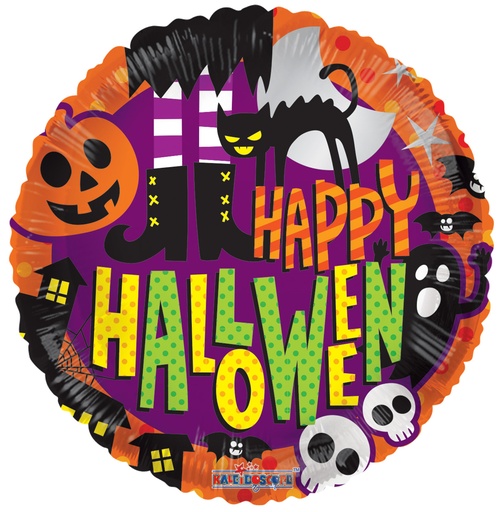 [88119-18] 18" Halloween Black Cat