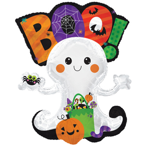 [434255] 36" Boo Ghost Foil Balloon