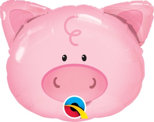 [417996] 14" Playful Pig Shape
