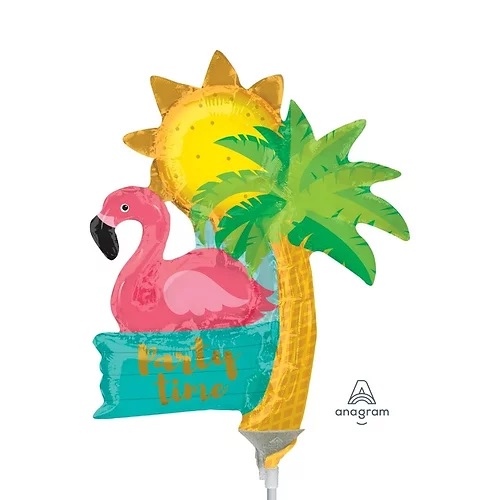 [37118] Party Time Lets Flamingle Mini-Balloon