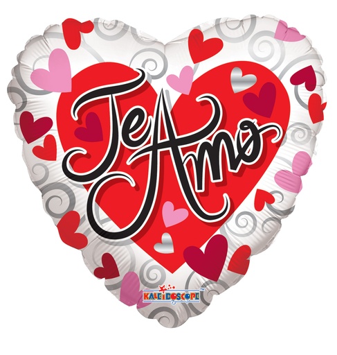 [34602-04] 04" Te Amo Corazon Blanco