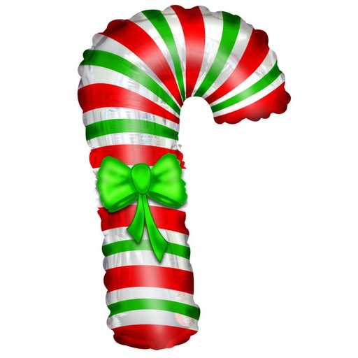 [424081] 12" Red & Green Candy Cane