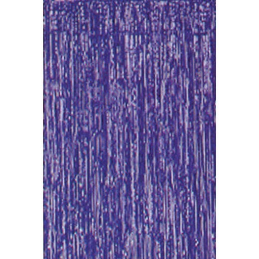 Foil Fringe Curtain Purple