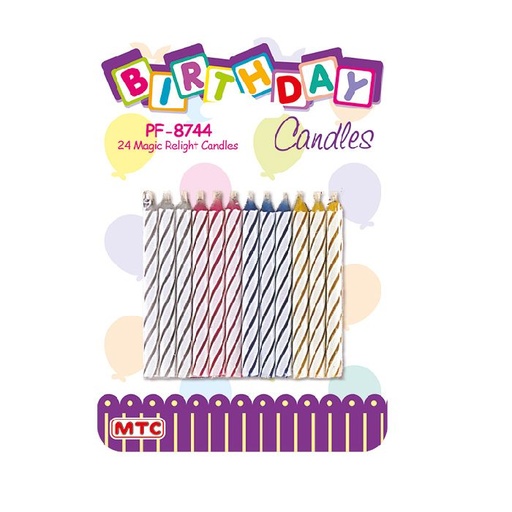 2.5" Magic Relite Candles 24pc