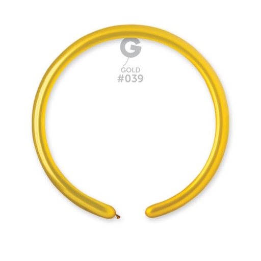 160Q Metallic Balloon Gold 15pc
