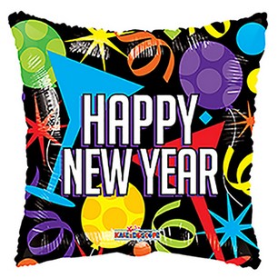 [89124-18] 18″ Happy New Year Celebrate – Foil Balloon