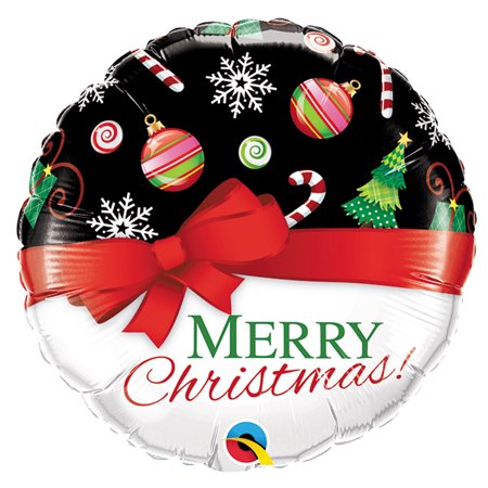 18" Merry Christmas Bow