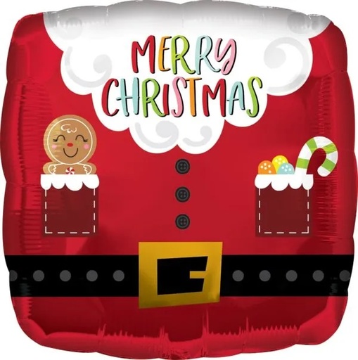 [401528] 18" Santa Square