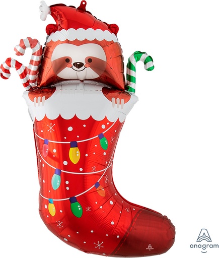 [4204401] 31" SuperShape Sloth Stocking