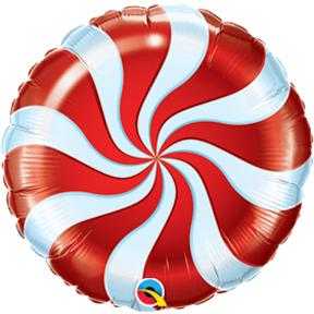 [64329P6] 18" Candy Swirl Red