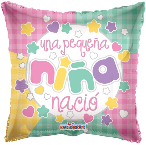 [3434009] 9" Airfill Una Pequena Niña Nacio Balloon