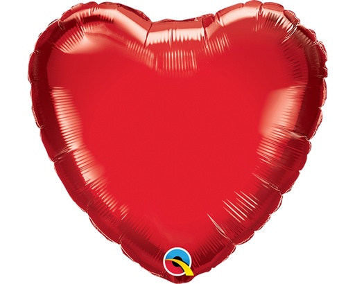 9" Ruby Red Heart