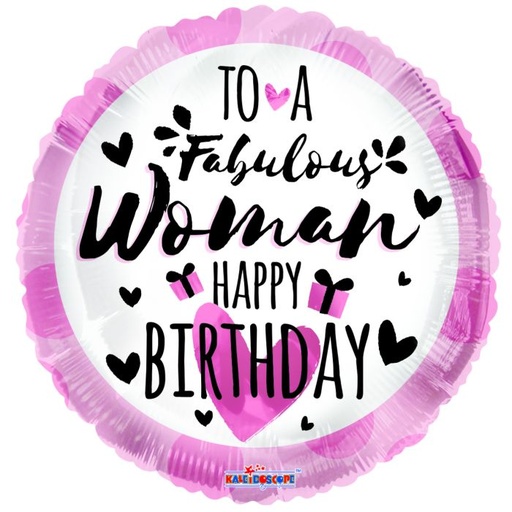 [154443] 18" Fabulous Woman Birthday