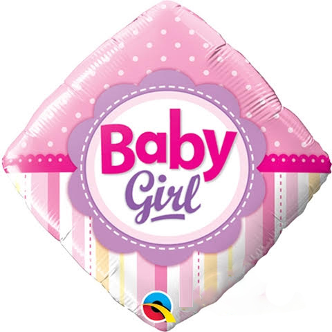 18" Baby Girl Dots & Stripes