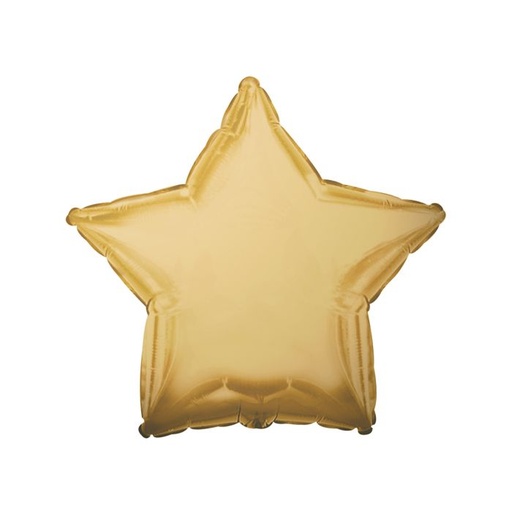 [813010] 18" Metallic Gold Star