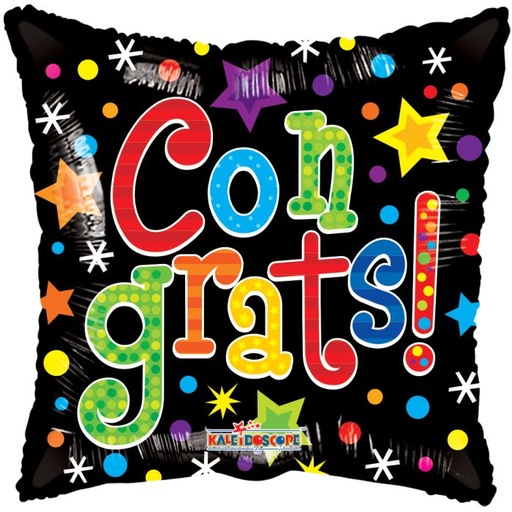 [15008-18] 18" Congrats! Stars & Dots