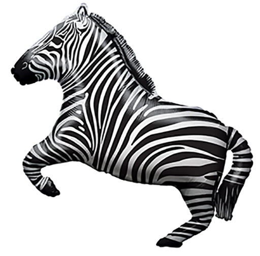 [349533] 28" Zebra Shape Balloon