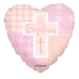 [179963] 9" Girl Baptism Quilt