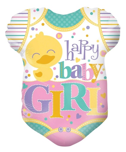 [1961418] 18″ Happy Baby Girl Onesie