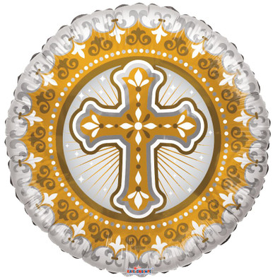 [16087-18] 18" Gold Cross