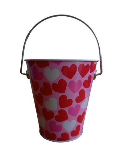 [WV22-27A] Caja Metal Love Rosa 11 x 11 x 11 cm