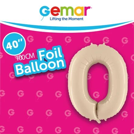 [171006] 40" Number 0 Satin Cream Gemar