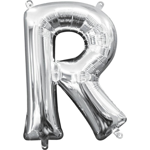 16" Silver Letter R