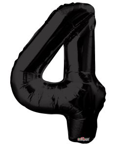 [19686-34] 34" Black Number 4