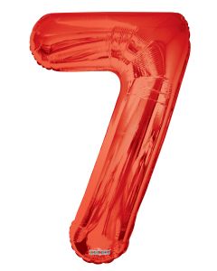 [15927-34] 34" Red Number 7