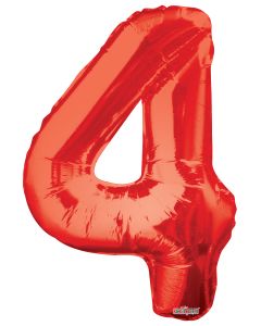 [15924-34] 34" Red Number 4