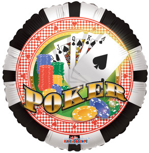 [19242-18] 18" Poker-Casino Theme