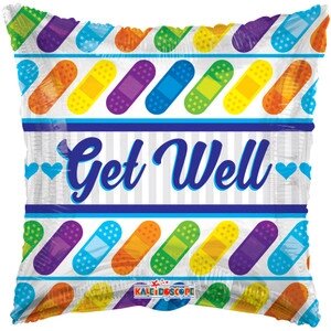 [15853-18] 18" Get Well Hearts & Bandaids