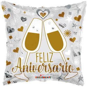 [15889-18] 18" Anniversario Square