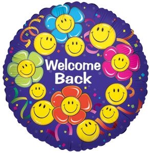 [17285-18] 18" Welcome Back Smile