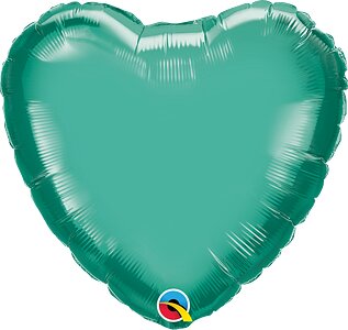 [241566] 9" Emerald Green Heart