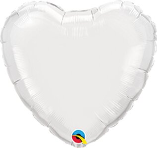 [241116] 9" White Heart