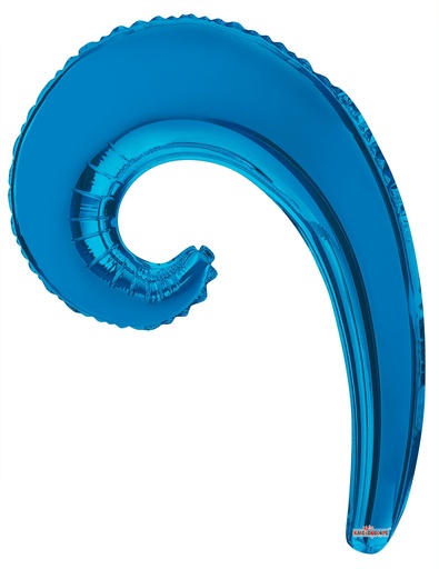 [15015] 14" Kurly Wave Spiral Royal Blue