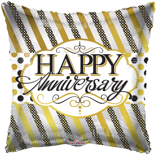 [15085-18] 18″ Anniversary Lines & Dots