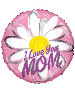 [84253-18] 18" I Love Mom Daisy