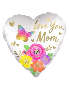 [44157] 28" Love Mom Satin Floral