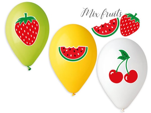 13" GS120 Fruit Mix #753-754-755 10 pcs