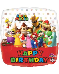 [32009] 18" Mario Bros Birthday