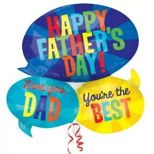 [34933] 26" Happy Fathers Day D-A-D