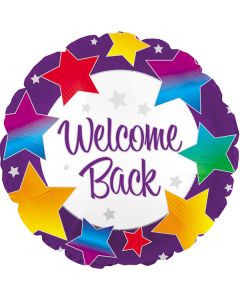 [114611] 18" Welcome Back Rainbow Star